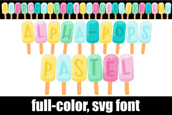 Alpha Pops Pastel: A Color Font for Sweet Branding