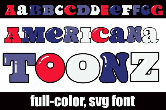 Americana Toonz: A Color Font Review for Brand Designers