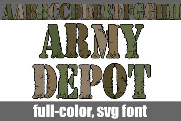 Army Depot Font Review: Bold Digital Branding