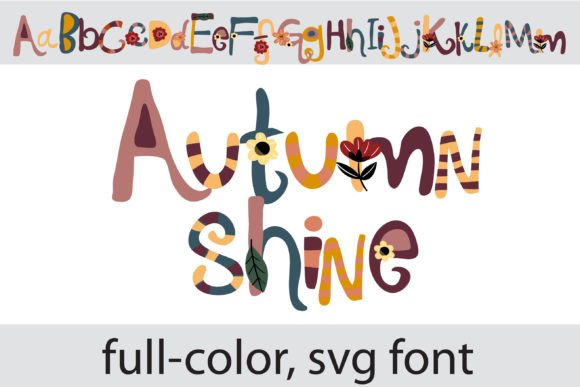 Autumn Shine: The Color Font That Elevates Campaign Visuals