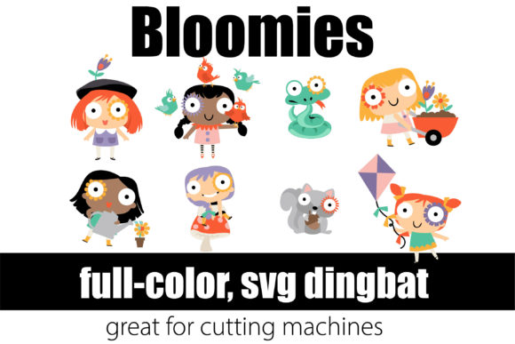 Bloomies: A Color Font for Editorial Joy