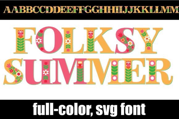 Bringing Folksy Summer Font to Life in Handmade Goods