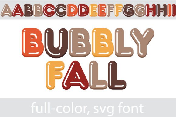 Bubbly Fall: The Color Font That Boosts Campaign Visibility
