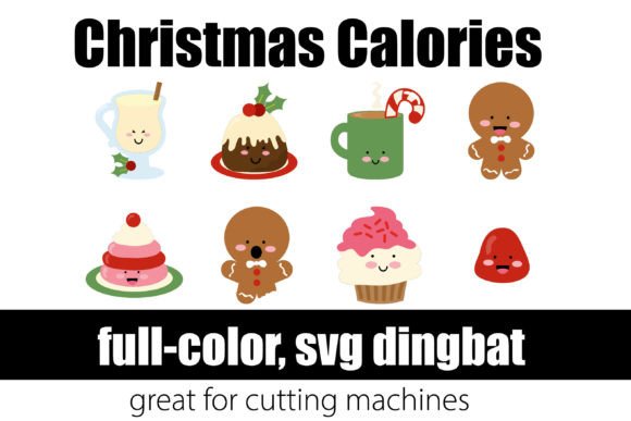 Christmas Calories: A Festive Display Font for Editorial Design