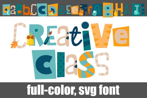 Creative Class Font: A Whimsical Typeface for Crafters