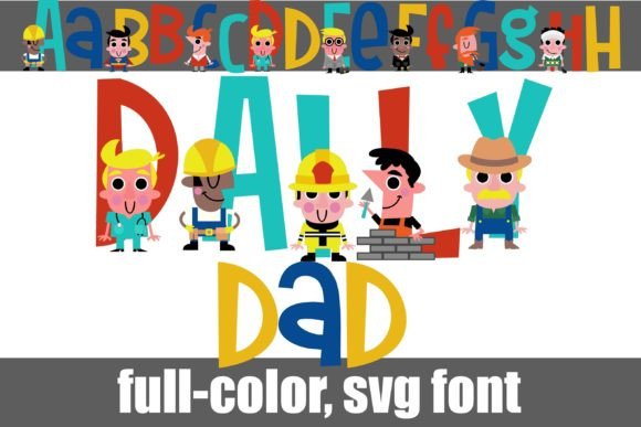 Daily Dad Font: A Colorful Upgrade for Small Business Branding
