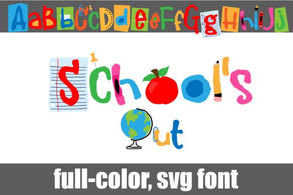 Designing Joyful Headers with the School s out Typeface