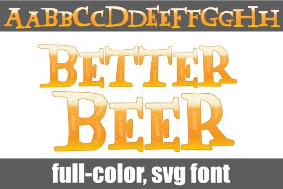 Designing with Better Beer: A Color Font for Bold Branding