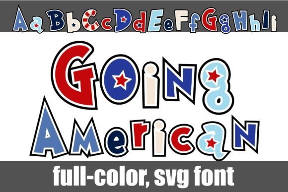 Going American: A Colorful Display Font for Web Design
