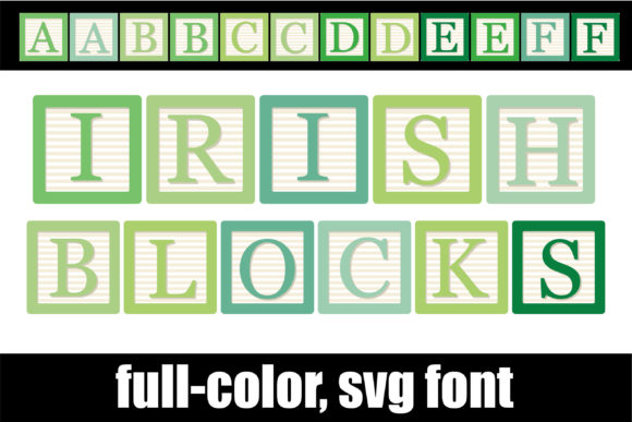 Irish Blocks: The Color Font That Stops the Scroll