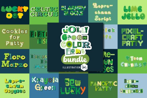 Jolly Green Color: A Vibrant Typeface for Bold Campaigns
