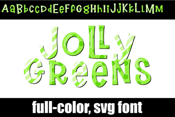 Jolly Greens Review: A Whimsical Color Font for Branding