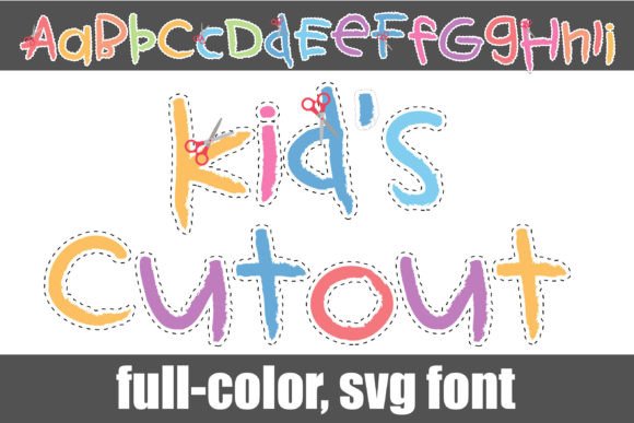 Kid's Cutout Font Review for Playful Web Design
