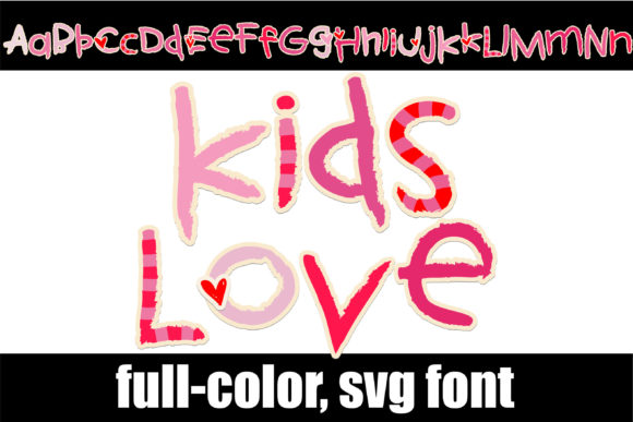 Kid's Love: A Playful Color Font for Modern Web Design