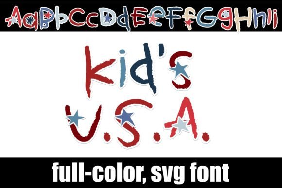 Kids Usa Font: A Playful Typeface for Small Business Branding