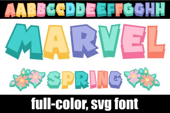 Marvel Spring: A Color Font for Vibrant Web Design