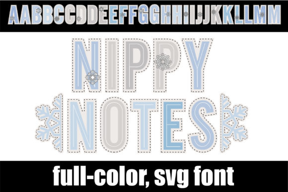 Nippy Notes Font Review: A Colorful Winter Typeface for Brands