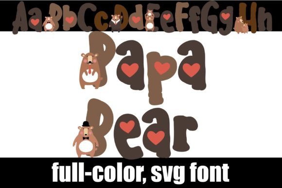 Papa Bear: A Color Font for Editorial Warmth