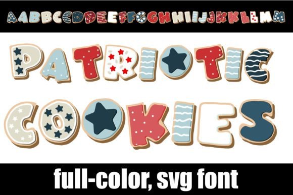 Patriotic Cookies Font Review: A Colorful Serif for Branding