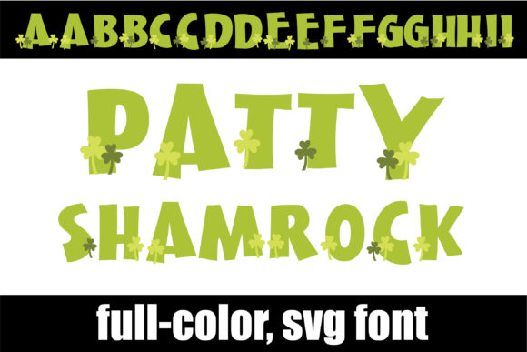 Patty Shamrock: The Full-Color Font for Scroll-Stopping Campaigns