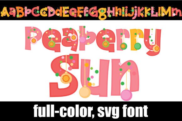 Peaberry Sun: A Vibrant Color Font for Editorial Design