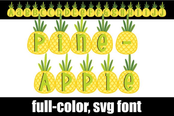 Pineapple Heart: A Color Font for Bold Campaign Headlines