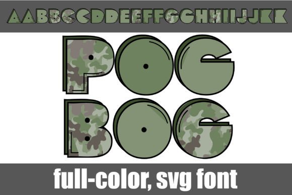 Pogbog: A Bold Color Font for Handmade Labels & Gear