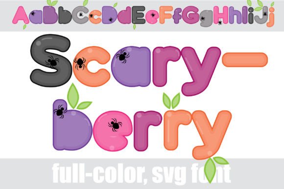 Scaryberry Font: A Playful Typeface for Halloween Web Design
