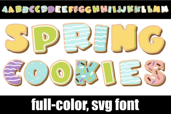 Spring Cookies: A Color Font for Modern Web Design
