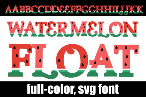 Watermelon Float: A Designer's Take on Bold Color Typography